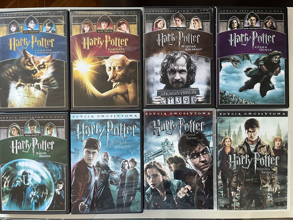Harry Potter wszystkie filmy - polskie wydanie