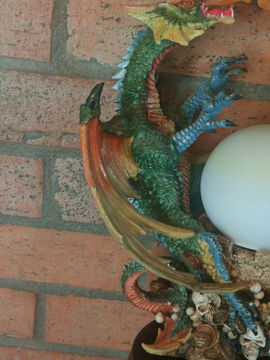 Candeeiro Dragões - Luminária