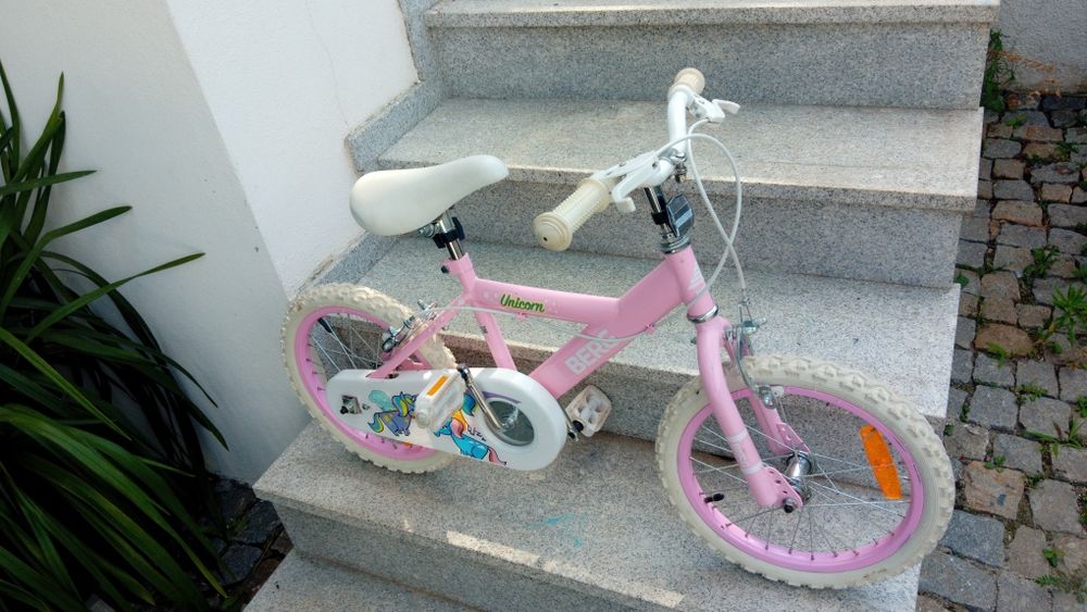 Bicicleta Berg unicórnio de menina