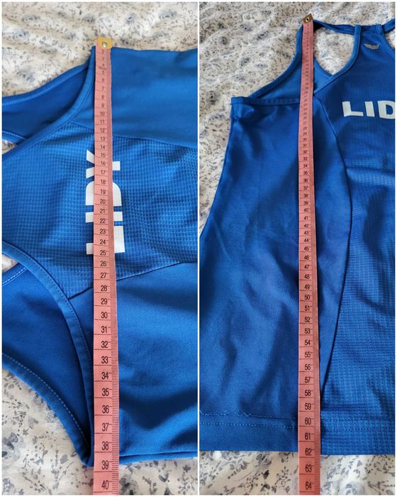 Niebieski sportowy top damski bokserka Erima 38