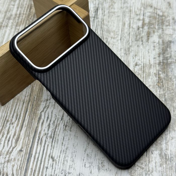 Чехол тонкий Kevlar Carbon MagSafe на iPhone 17 Pro Max/ 17 Pro Чохол