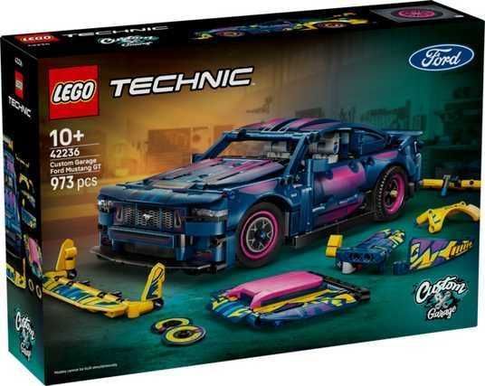 Конструктор LEGO Technic 42236 Тюнінг-гараж з автомобілем Ford Mustang GT