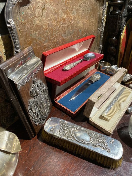 Artigos Prata Portuguesa Contrastada Javali Águia Antigo