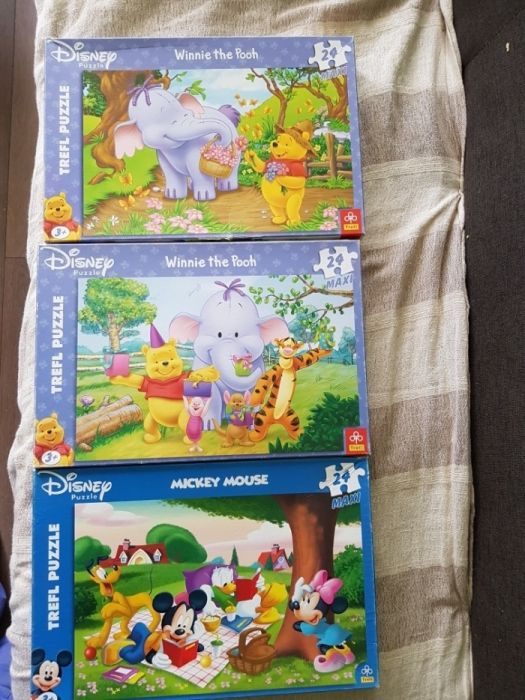 Puzzle maxi 24 Kubuś Puchatek, Myszka Miki