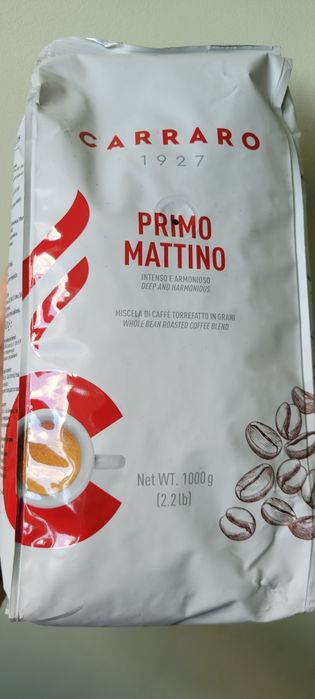 Kawa Ziarnista Carraro Primo Mattino 1000g