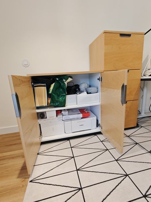 Conjunto Escritório IKEA | Secretária + Arquivo + Armário