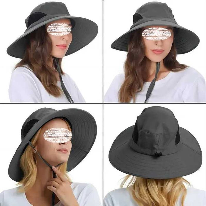 Wodoodporny kapelusz typu Bucket.