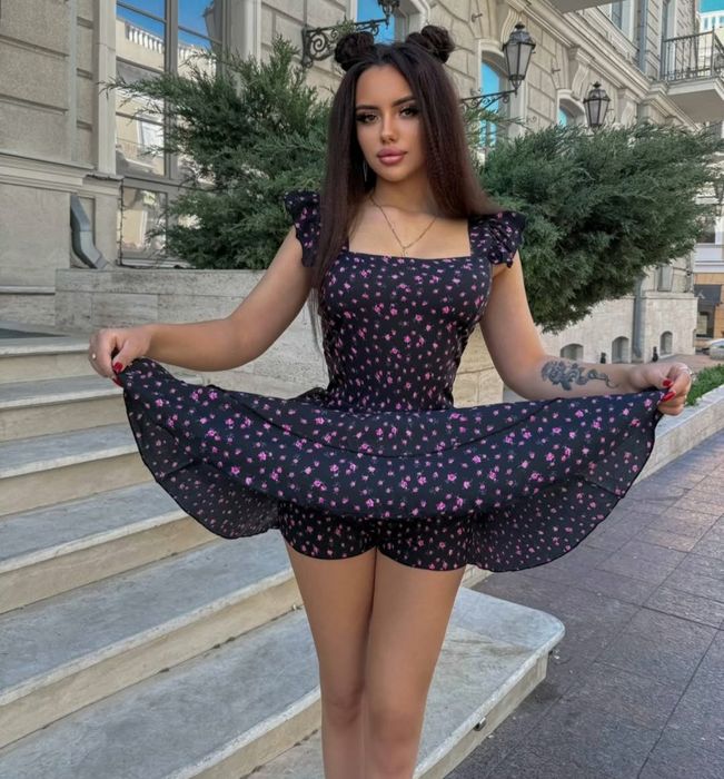 Новое платье baby doll 42 размер ляльковый комбез