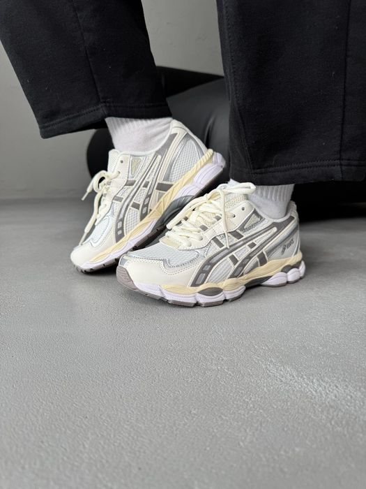 Кросівки Кроссовки Asics Gel-NYC 2055 Beige Grey Бежево-серый Бежево-сірий Кросовки Демісезон