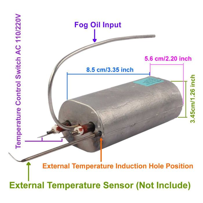Máquina de Fumo 900w - Resistencia PORTES GRÁTIS