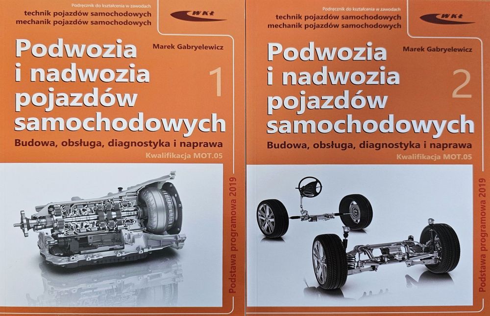 Podwozia I Nadwozia Pojazdów Samochodowych 1+2 WKŁ podstawa 2019 nowe