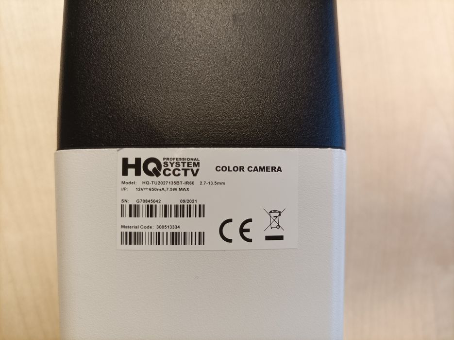 Kamera zewnętrzna HQ-TU2027 135BT IR60