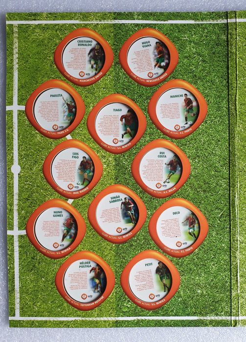 Colecção Oficial Selecção 2004 com CR7 Rookie