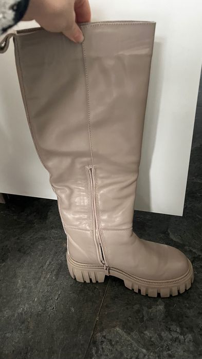 Зимове взуття, труби 37 р шкіряні