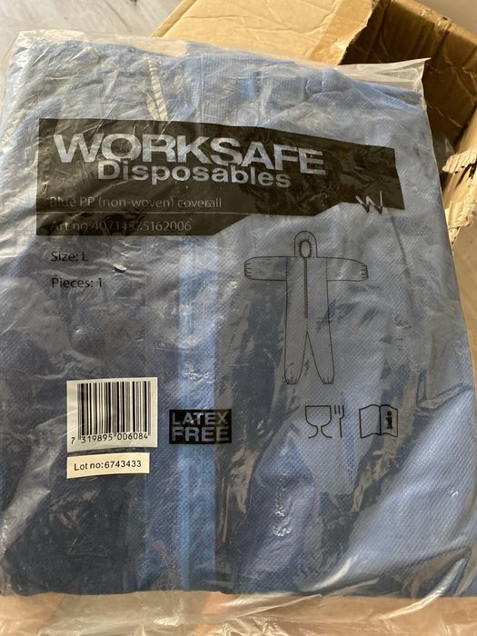 kombinezon ochronny jednorazowy  Worksafe Disposables
