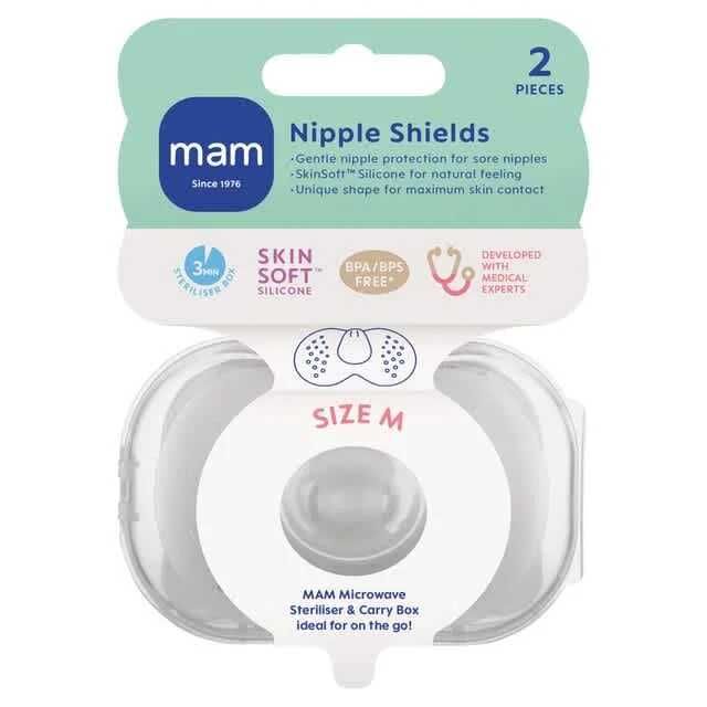 Накладки для грудного вигодовування MAM Nipple Shields M | нові