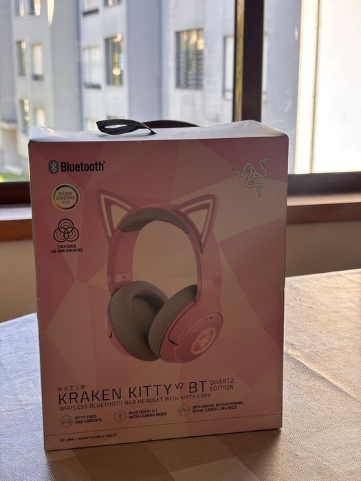 Headset Razer Kraken Kitty Rosa BT v2