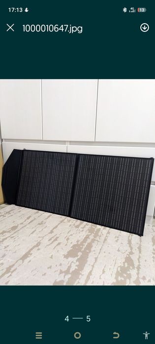 Складана сонячна панель ALLPOWERS 100 W 18V для зарядних станцій