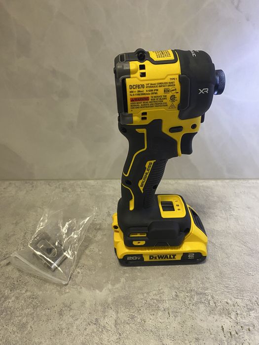 DeWALT DCF870 20Vmax шуруповерт-імпакт гідравлічний привезено з США
