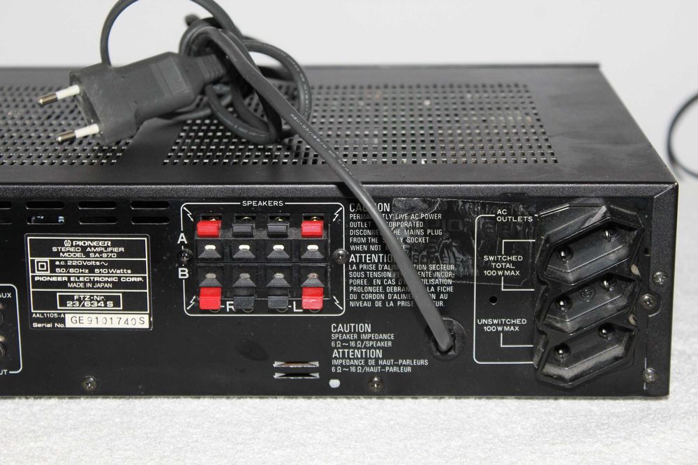 PIONEER SA-970 Wzmacniacz stereo hi-fi Wysyłka