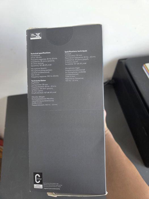 Logitech G432 przewodowe słuchawki dla graczy gamingowe