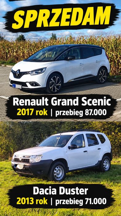 Renault Grand Scenic 1.2 Tce przebieg 87.000 Full Ledy Duża Navi Raty idealny pod LPG GAZ nie  #Peugeot #Mazda #Nissan#Citroen#Ford#Dacia Duster  1.6