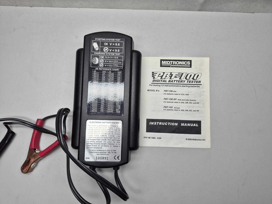 Tester akumulatorów Midtronics PBT-100; Komis Jasło Igielna