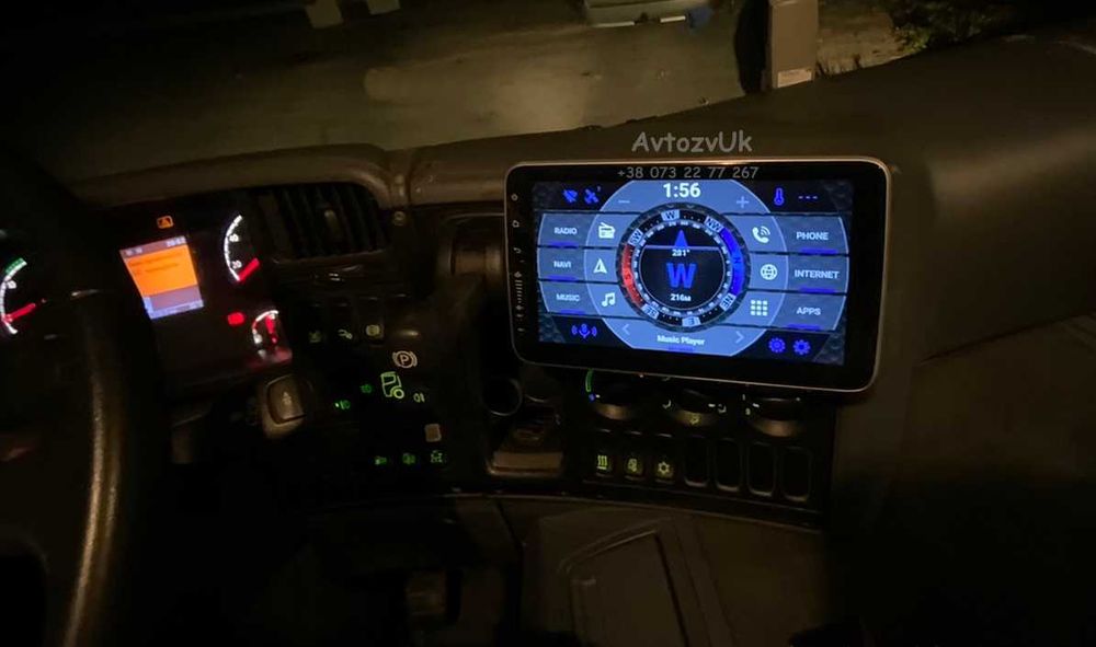 Мангнітола IVECO Daily VOLVO SCANIA MAN DAF Mercedes ACTROS АндроЇд 16