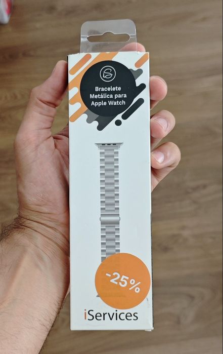 Bracelete metálica p/ apple watch