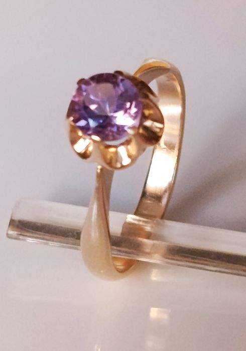 Золотое кольцо  СССР Золота радянська каблучка