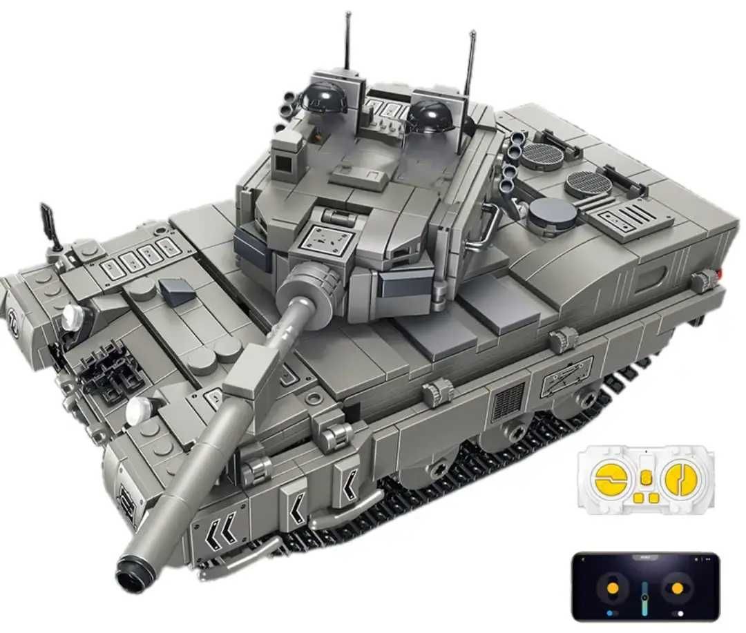 Конструктор на пульт 676002 Танк Леопард Leopard 2A4 1122 дет лего: 2 ...