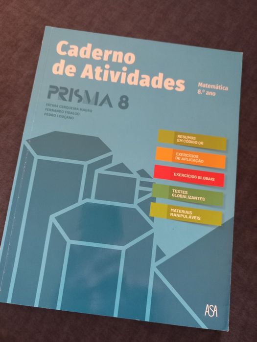 Prisma 8 - Caderno de Actividades de Matemática 8° Ano