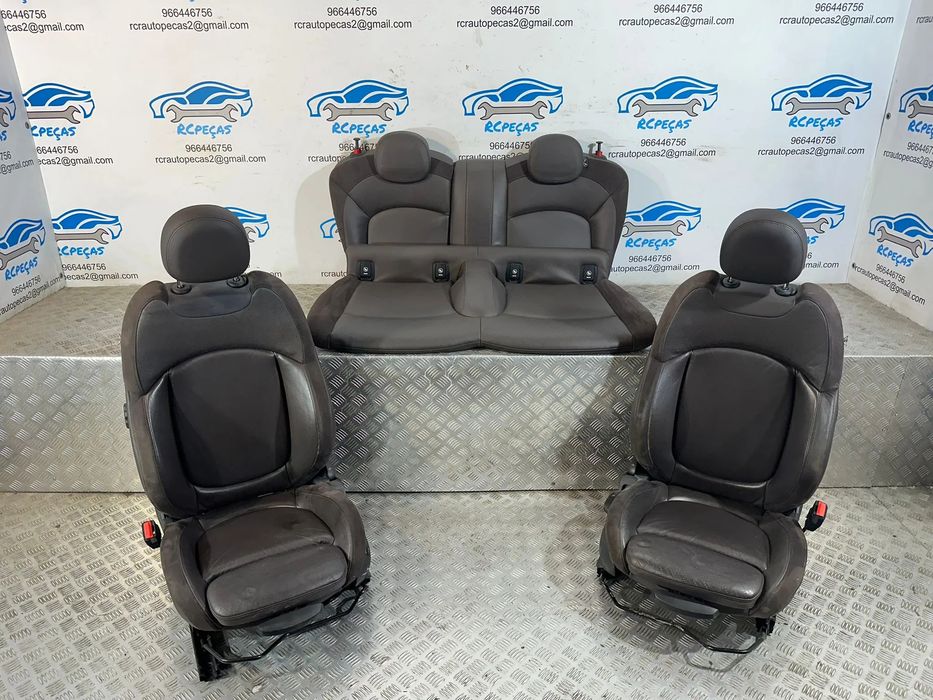Conjunto Bancos Originais Pele Mini Cooper One F56 2 Portas F54