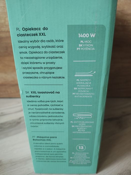 Opiekacz do ciastek XXL