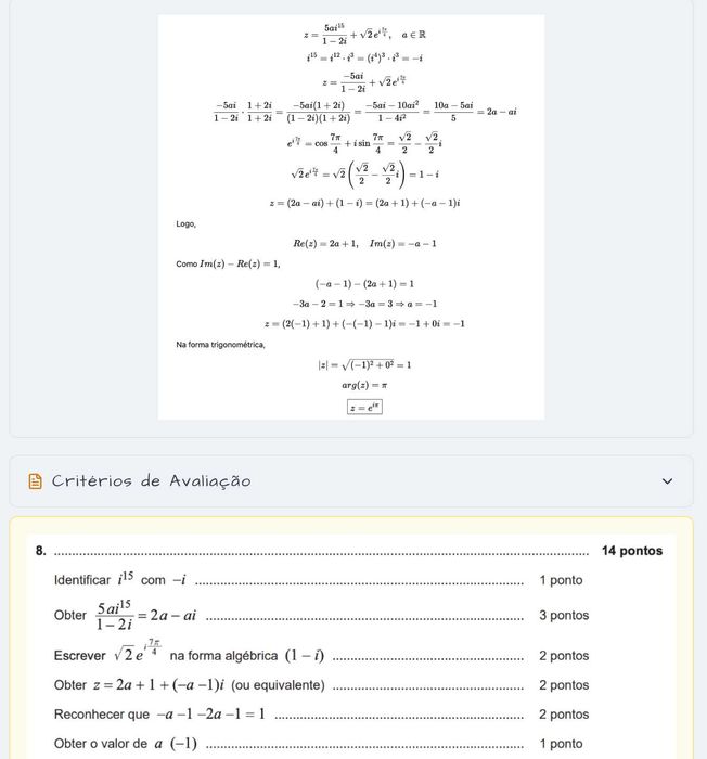 Exame Nacional Matemática A | Explicações Online 12.º Ano