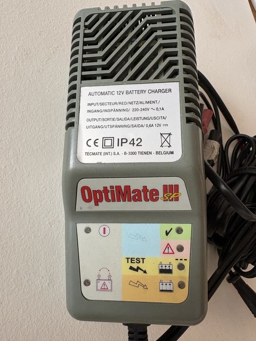 Carregador automático de bateria 12V OptiMate III SP (moto)