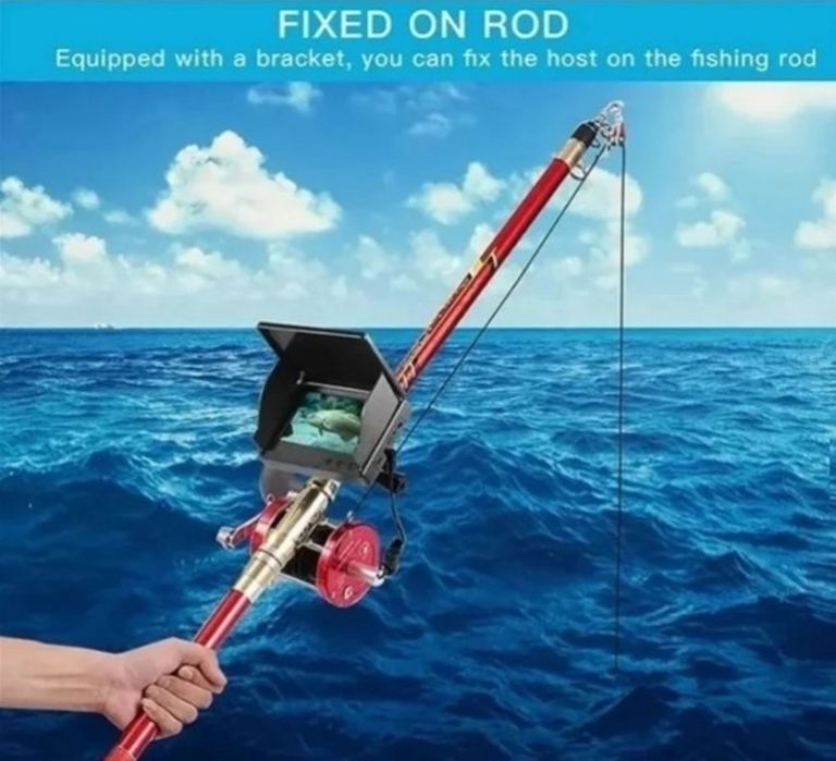 Câmara para cana de pesca com LCD