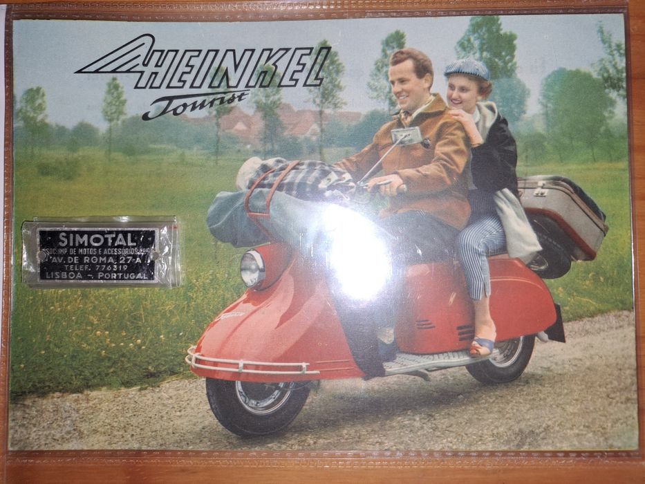 Chapa antiga de importador Português - SIMOTAL (Lisboa) - RARÍSSIMA!