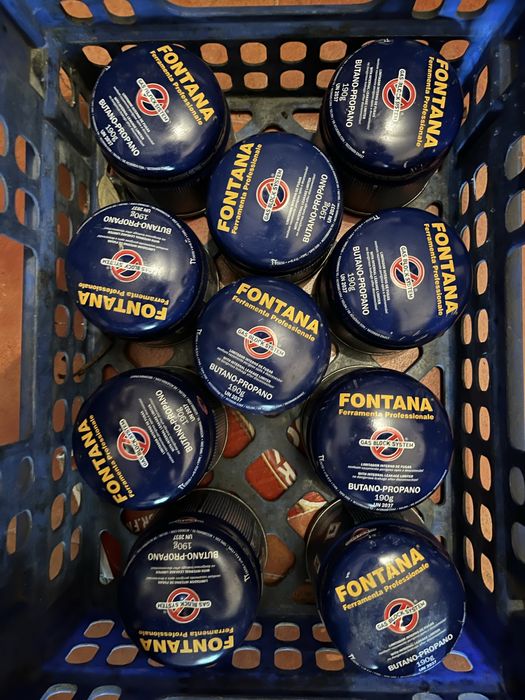 Cartuchos de gás butano-propano FONTANA