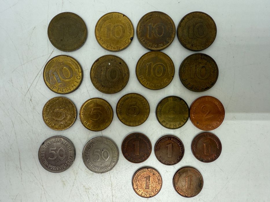 Zestaw monet niemieckich