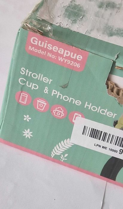 Uchwyt do wózka 2w1, uchwyt na kubek i telefon