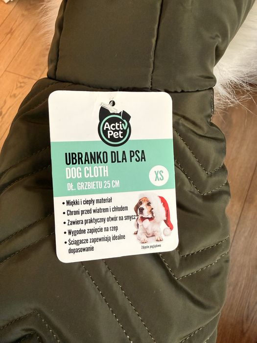 Nowe Ubranko dla psa dl.grzbietu 25 cm