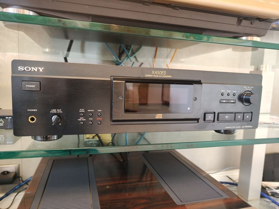 Czarny Odtwarzacz CD Sony CDP-XA50ES najwyższy model
