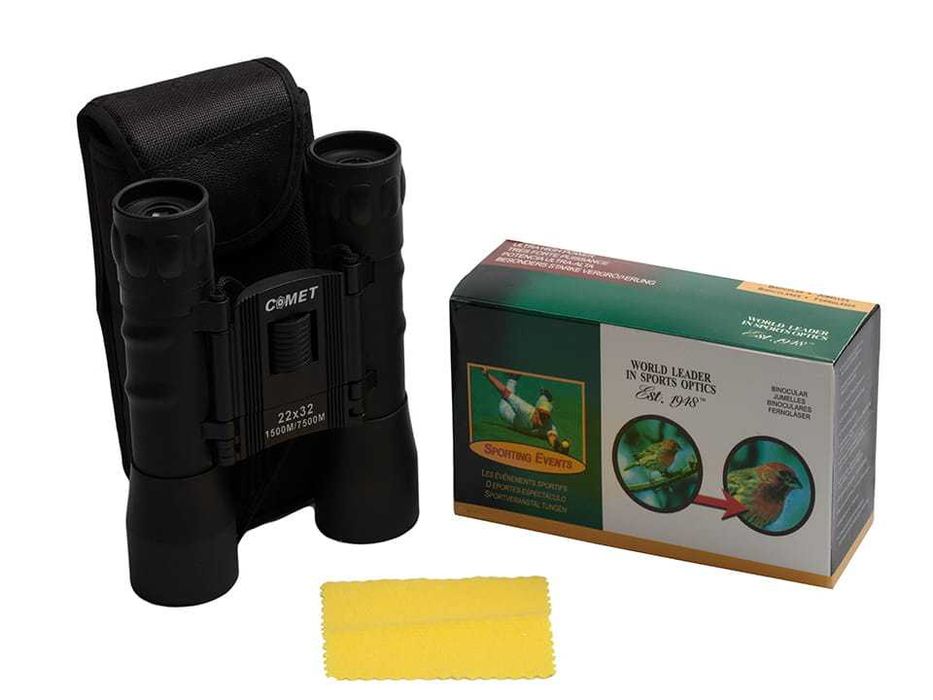 Comet Off-road 22x32 - Solidna Lornetka Kompaktowa Turystyczna + Etui