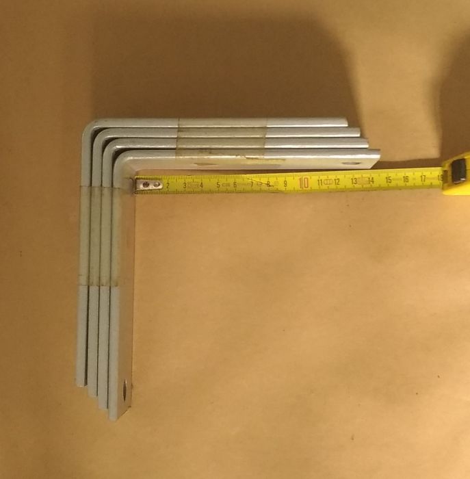 Kit 4 Suportes Parteleira