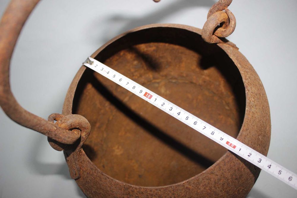 Grande pote em ferro - Ideal para decoração - Vaso / Panela