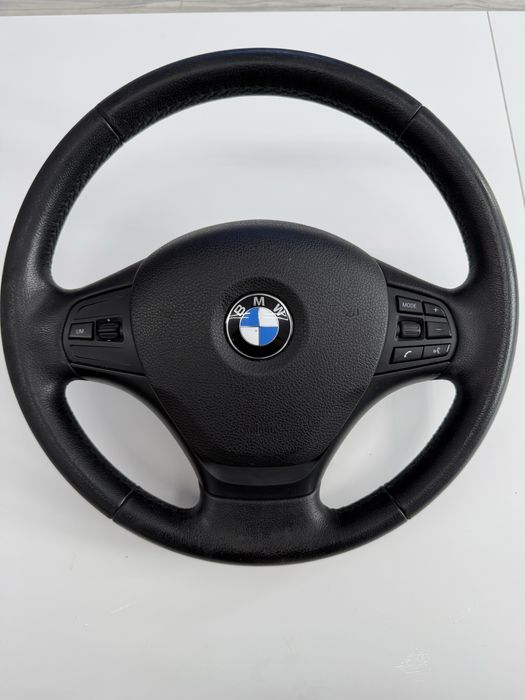 Kierownica z poduszką airbag BMW F20 F30 czarna skóra multifunkcja