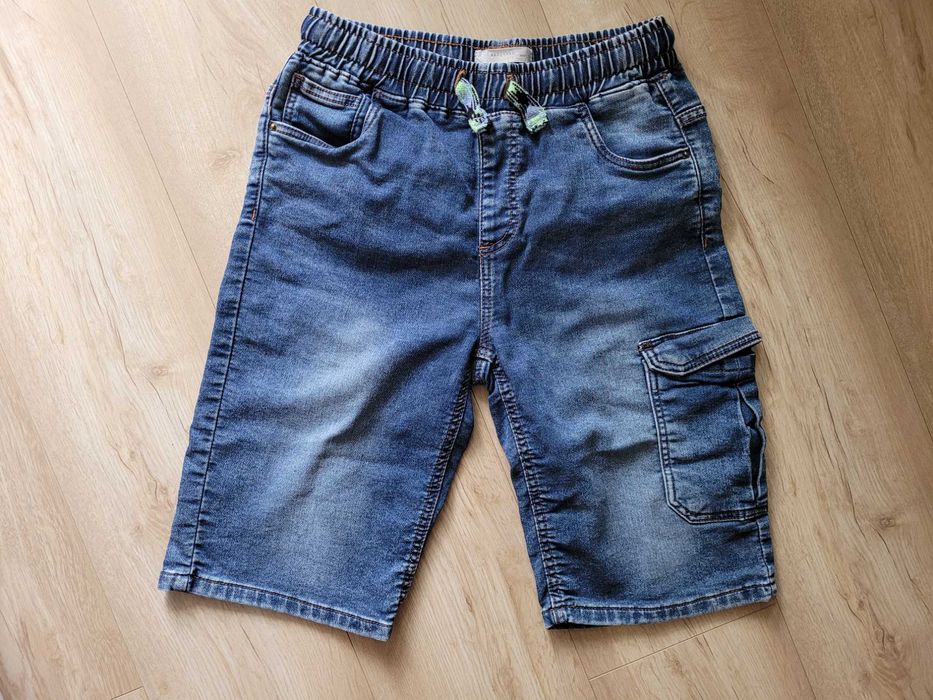 Krótkie spodenki RESERVED szorty jeansowe 164 cm