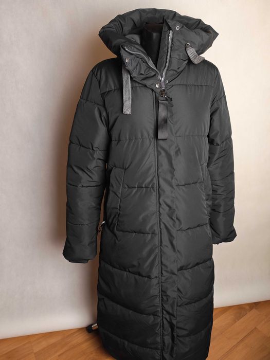 Felix Bühler długi płaszcz jeździecki z kapturem pikowana Anne XS