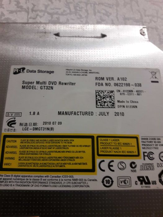 Nagrywarka/napęd DVD H-L GT32N 12,7mm SATA